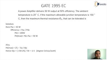 Solving GATE Power Amplifier Problems | Analog Circuits Numerical Session 3