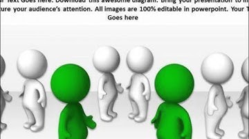 work flow business process diagram 3d men with group discussion leadership powerpoint slides present