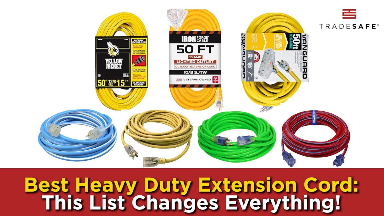 Best Heavy Duty Extension Cord: This List Changes Everything