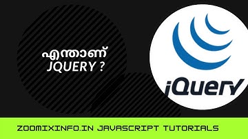 Whats jQuery ?  | jQuery Malayalam Tutorial
