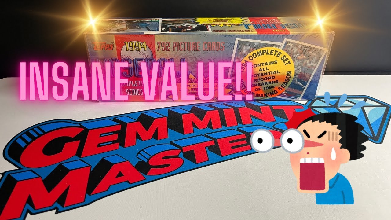 Throwback Thursday! 1994 Topps Baseball Complete Set - INSANE