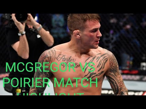 Conor Mcgregor Vs Dustin Poirier Match Highlight | Round 2