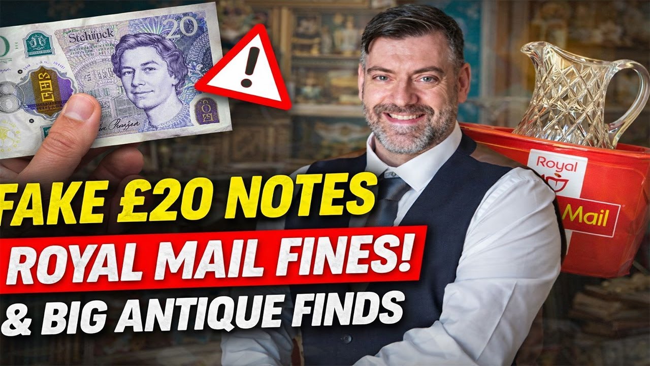 Фальшивые 20-фунтовые купюры, штрафы Королевской почты и крупные находки антиквариата | Видеоблог...