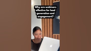 Why are webinars effective for lead generation and engagement?