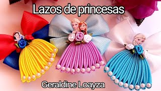 Lazos de princesas-paso a paso