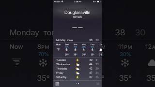 iOS Weather Animation: Tornado Night