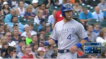 KC@DET: Royals tally four runs in the 1st inning