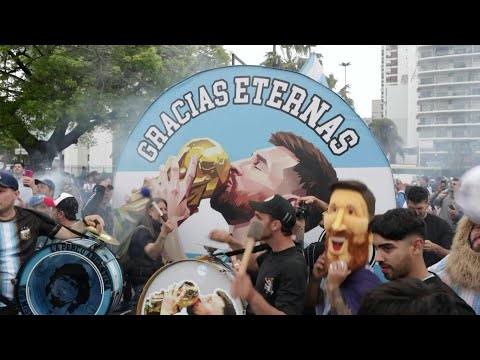 Argentina fans prepare for Messi's farewell from the national team | AFP