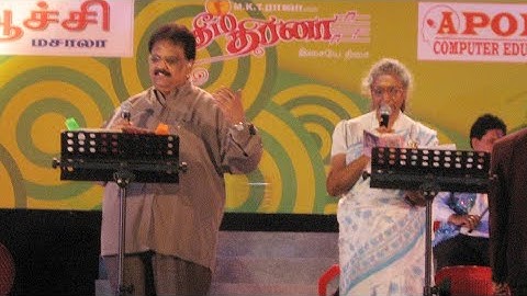 Then Sinthuthe Vaanam | LIVE | SPB | S Janaki