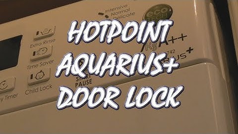 Hotpoint Aquarius+ (plus) Washing Machine Door Lock Repair / Seal Band / Filter / Emergency Release