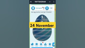 Yaytsogram 24 November Cipher Code | Today Yaytsogram Cipher Code #yaytsogram #airdrop #chiphercode