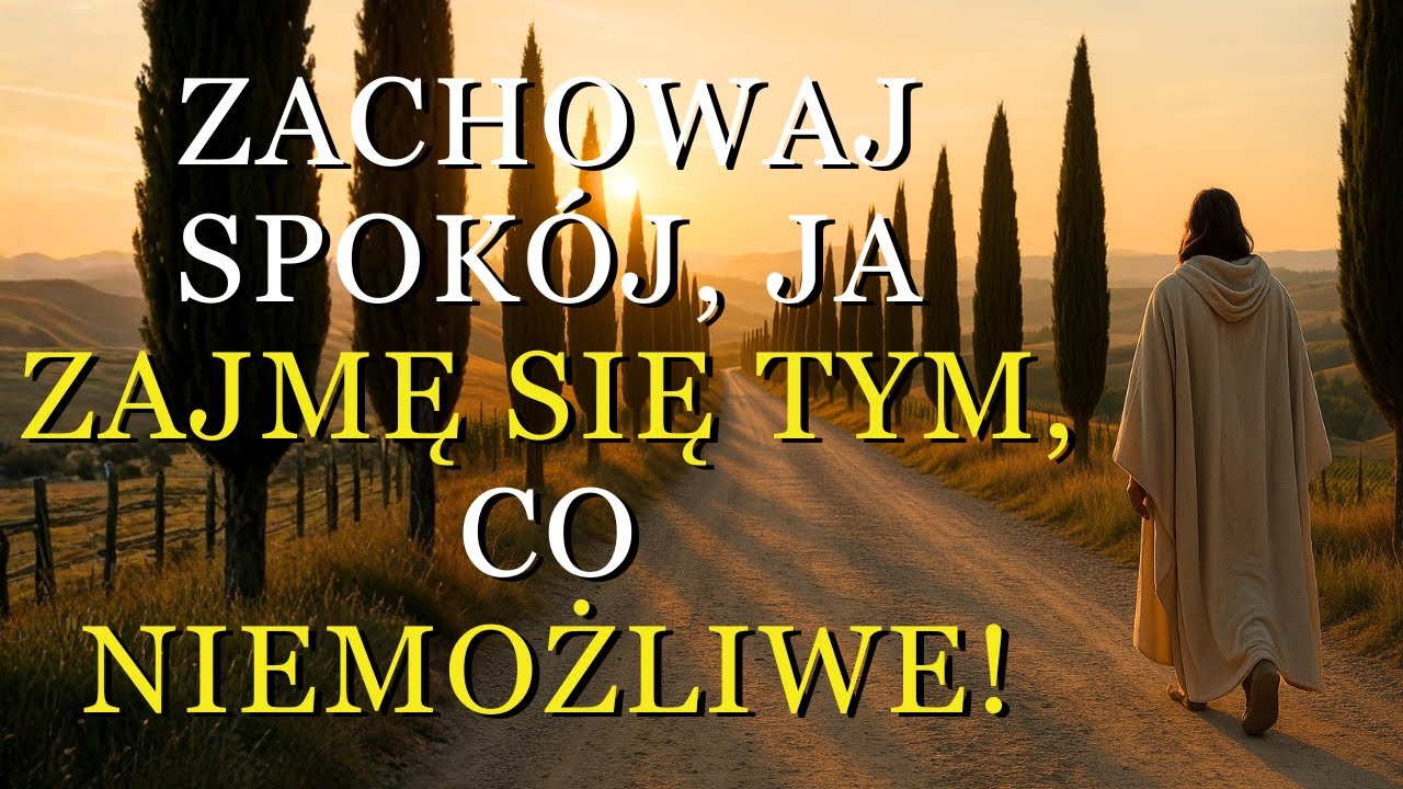 BÓG MÓWI: ZACHOWAJ SPOKÓJ, KONTROLUJĘ WSZYSTKO, CZEGO NIE ROZUMIESZ!