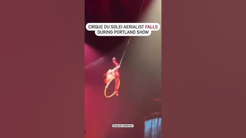 Cirque du Soleil aerialist injured in fall during Portland show