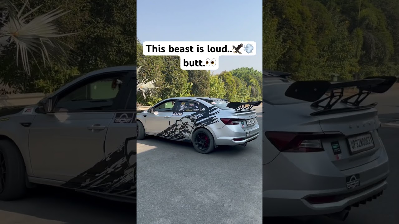 This beast is loud but is it louder than your goals?😉#skodaslavia #supercars #supercar #luxurycars
