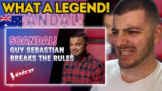 The Blind Auditions: Guy Breaks The Rules And Shuts The Show Down | The Voice Australia | Reaction