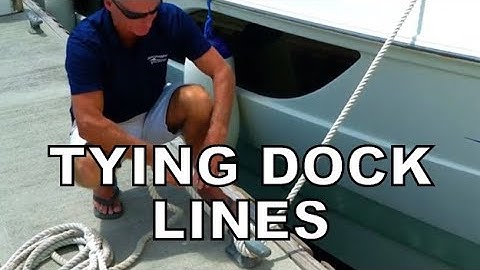 TYING DOCK LINES
