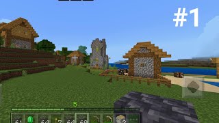 Minecraft pocket edition survival series Episode -1 ll 1.19 ll find iron and Coll screenshot 3