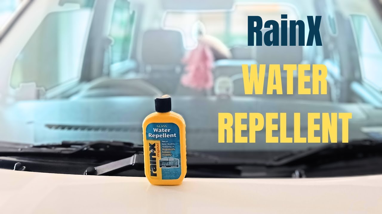 RainX water repellent, How to apply water repellent