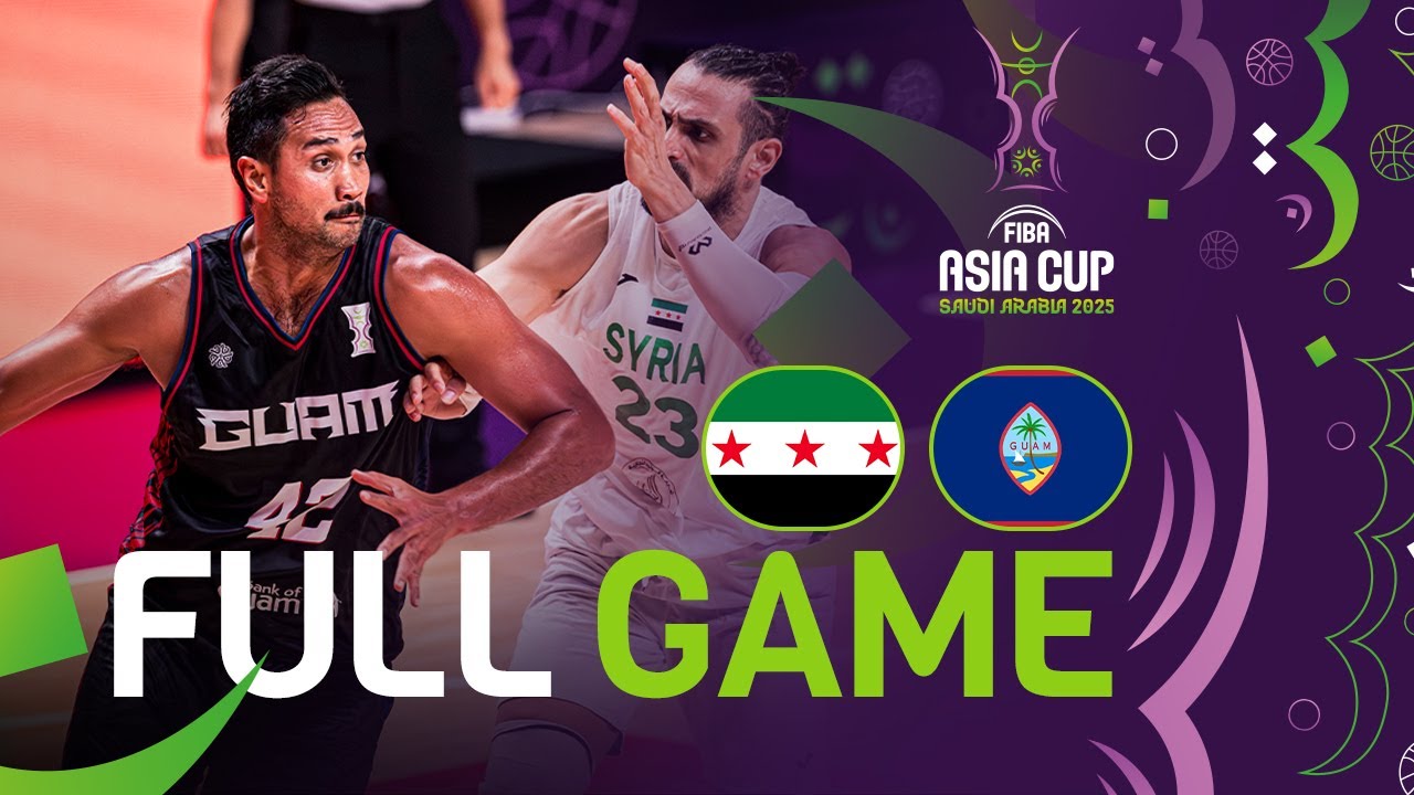 Group Phase | Syria v Guam | Full Basketball Game | FIBA Asia Cup 2025