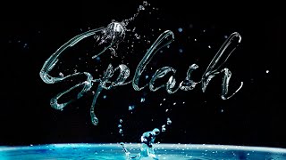 Liquid Splash Text Effect in Photoshop screenshot 1