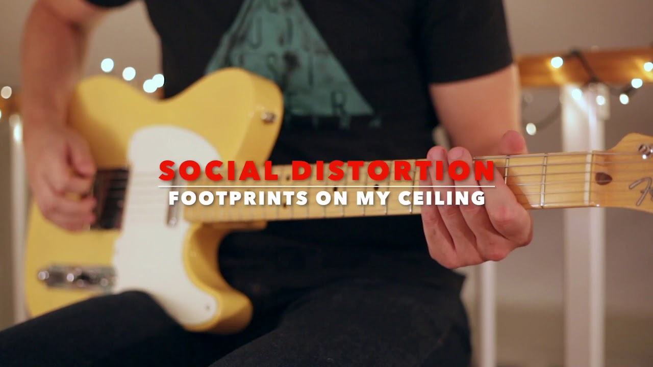 Social Distortion Footprints On My Ceiling Solo Guitar Cover