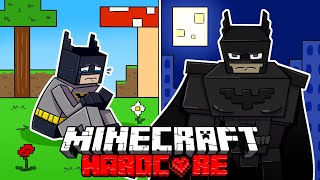 I Survived 100 DAYS as BATMAN in HARDCORE Minecraft!