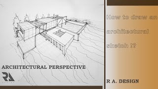 architectural sketching house 01 : Häuser perspektivisch zeichnen lernen