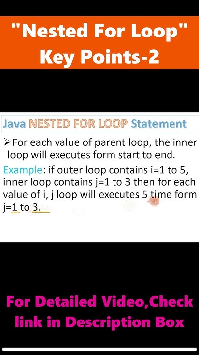 Nested FOR LOOP introduction P-2| Nested FOR LOOP क्या हैं - YouTube