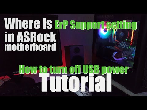 How to turn off USB power after shutdown (ASRock Motherboard)