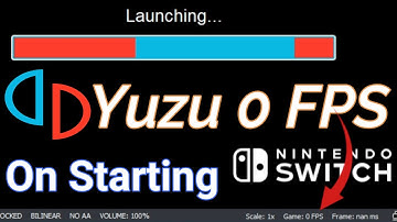 Yuzu 0 FPS freezes On Starting