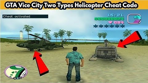 GTA Vice City Two Helicopter Cheat Code ( New 2022 ) | #SHAKEELGTA