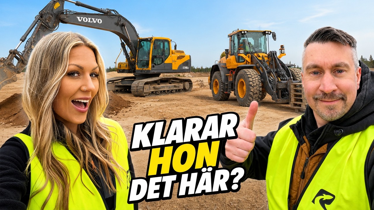 Hon har aldrig kört maskin – Hur svårt är det att lära sig?