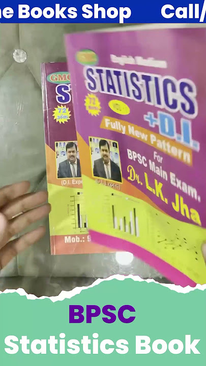 BPSC Mains D.I Book! L.K Jha Statistics D.I book! #boso2022#mains2022 #statistics #D. #shorts
