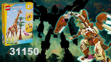 Transformer  Megatron Dragon (Beast Wars) , LEGO 31150 alternate built / Wild Safari Animals