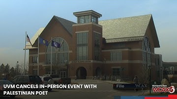UVM cancels in-person event with Palestinian poet