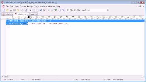 jQuery Tutorial - 19 - This selector