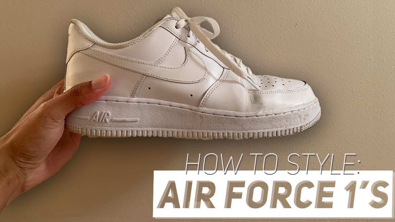 how to style air force 1's - YouTube