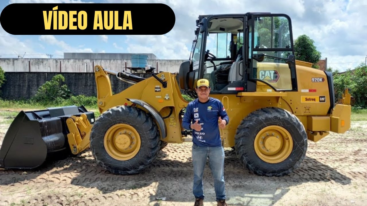 COMO OPERAR UMA PA CARREGADEIRA CATERPILLAR 920K - DICAS DE OPERADOR ...