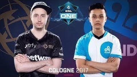 CS:GO - NiP vs Cloud9 [Cache] Map 2 - Quarterfinal  - ESL One Cologne 2017
