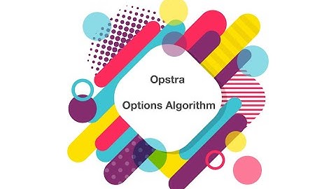 How to use Opstra Options Algorithm - An Option Trade Finding Application