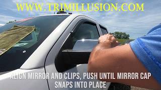 How To Replace 2014-2018 Chevy Silveradogmc Sierra Mirror Cover