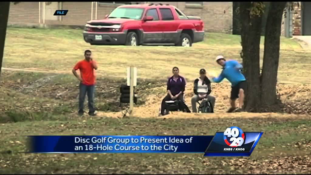 Disc golf is a growing sport in our area. YouTube