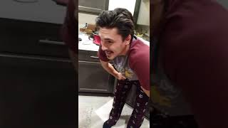 #paqui1chipchallange lil bro did a 5min afterburn