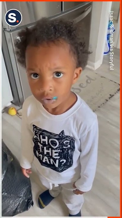 Hilarious Kid Denies Eating Cake Despite Damning Evidence on Face