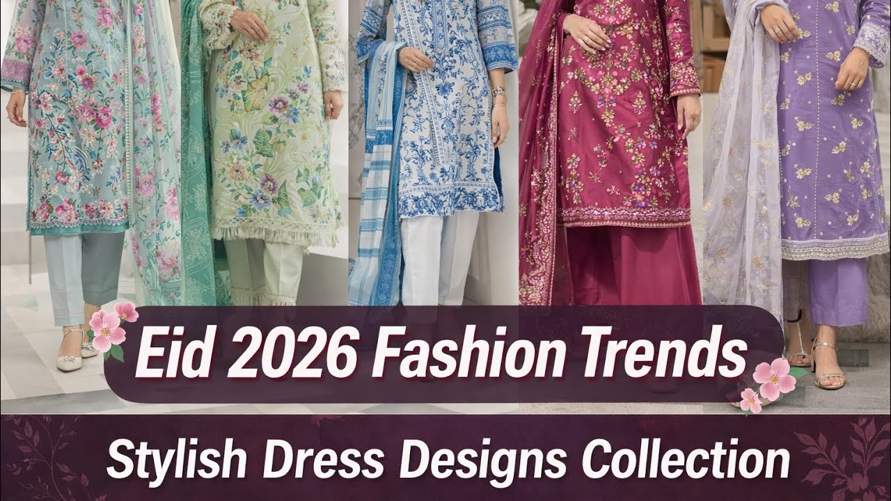 Eid 2026 Fashion Trends 💖 Stylish Dress Designs Collection
