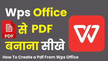 Wps Office Se PDF Kaise Banaye | How to create PDF from Wps office