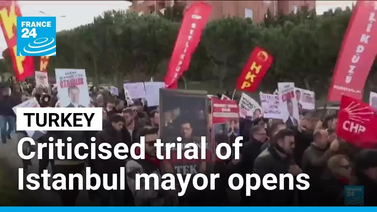 Jailed Istanbul mayor goes on trial in corruption case slammed as political • FRANCE 24 English