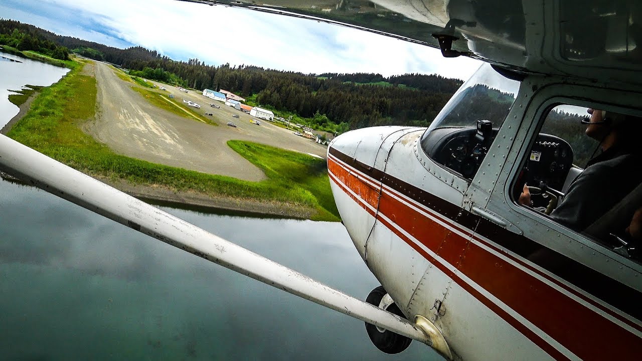 1,800ft Gravel Runway Landing Exploring Seldovia Alaska Part 5