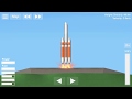 Delta IV Heavy rocket in Spaceflight Simulator | SFS |