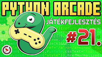 Python Arcade játékfejlesztés #21 - hangok, zene és felszedhető tárgyak